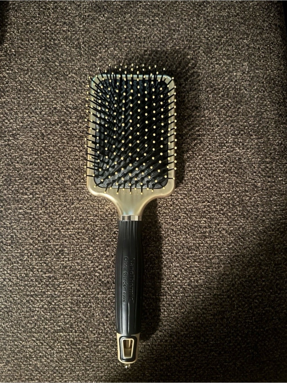 Gold and Black Paddle Hair Brush